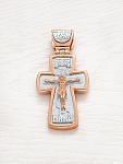 Золотой крестик 12546АКВ, взрослый