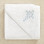 Крестильный набор "Голубое перышко" с полотенцем