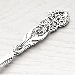 Серебряная ложка "Обвитый крест"