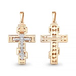 Золотой крестик 14956АКВ, взрослый