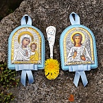 Подарочный набор "Икона и ложка с ангелочком"