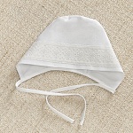 Крестильный чепчик с шитьем