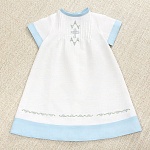 Крестильный комплект "Незабудка" для девочки с крыжмой