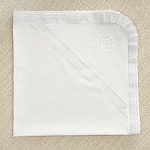 Крестильный комплект "Аленка" для девочки с пеленкой