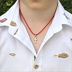 Золотой крестик 11202АКВ