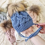 Шапка с помпоном "Остин"