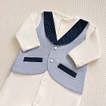 Костюмчик/комплект с уголком Денди клетка