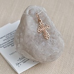 Золотой крестик 14583АКВ