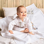 Крестильный комплект "Владимир" для мальчика с пеленкой