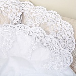 Комплект на выписку девочки "Самия" белоснежный