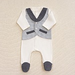 Костюмчик/комплект с уголком Денди крестики-нолики