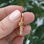 Золотой крестик 12173АКВ