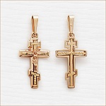 Золотой крестик 12141АКВ