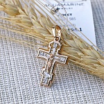 Золотой крестик 12194АКВ