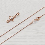 Золотая цепочка "Шнурок" 0,2