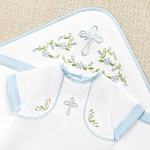 Крестильный комплект "Василёк" для мальчика с крыжмой