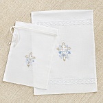 Мешочек для крестильных принадлежностей "Обвитый крест"