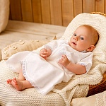 Крестильная рубашка "Кружевное перышко"