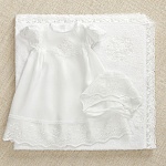 Крестильный набор для девочки "Елена" с полотенцем 