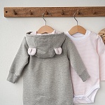 Комбинезон Морозик серо-розовый