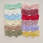 Повязка с бантом муслиновая