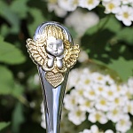 Серебряная ложка "Малыш Ангелочек"