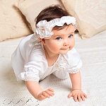 Повязка с цветочком "Розочка"