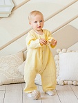 Комбинезон Облачко желтый из муслина