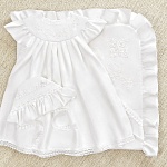 Крестильный комплект "Дарья" для девочки с крыжмой