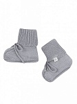 Носочки вязаные "Наследник", серые