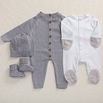 Комбинезон "Капелька" серый