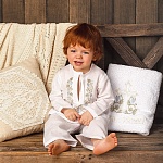 Крестильный набор для мальчика "Владимир" с полотенцем