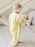 Комбинезон Облачко желтый из муслина