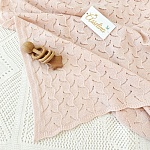 Плед "Нила",  светло-розовый