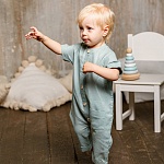 Льняной комбинезон Ветерок полынь