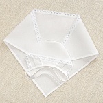 Крестильный комплект "Людмила" для девочки с пеленкой