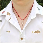 Золотой крестик 12141АКВ