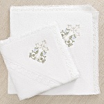 Махровое крестильное полотенце "Процветший крест"