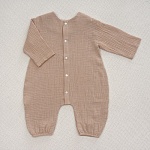 Комбинезон Облачко бежевый из муслина