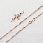 Золотая цепочка "Якорь" 0,6п