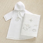 Классическое полотенце для крещения "Ангел"