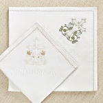 Крыжма теплая с вышитым процветшим крестом