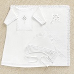 Крестильный комплект "Светик" для ребенка с пеленкой