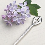 Серебряная ложка "Крест и молитва"