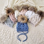 Шапка с помпоном "Остин"