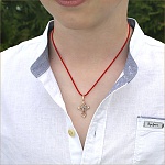 Золотой крестик 20798АКВ женский