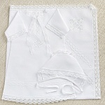 Крестильный комплект "Классика" для ребенка с пеленкой