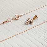 Золотая цепочка "Шнурок" 0,2