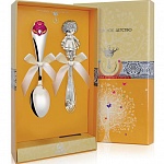 Серебряная ложка и погремушка "Принцесса"