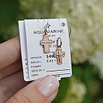 Золотой крестик 14610АКВ